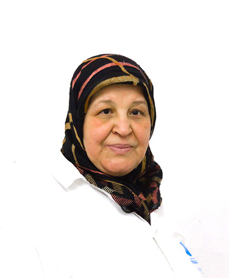 Technicienne de surface depuis depuis Février 2013
<br> <small>Ancienne salariée dans le textile et la couture.
Fatma aime son cadre de travail grâce à la sérénité de la résidence El Ryad.</small>